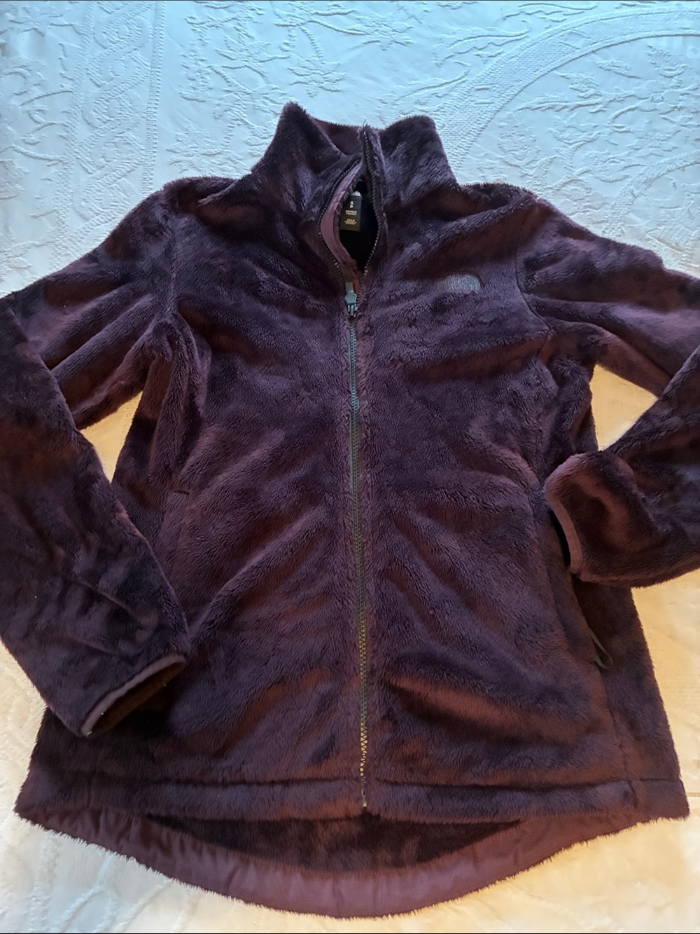 The North Face Women's Osito Zip Up Jacket Fleece Plum / Eggplant Purple Small